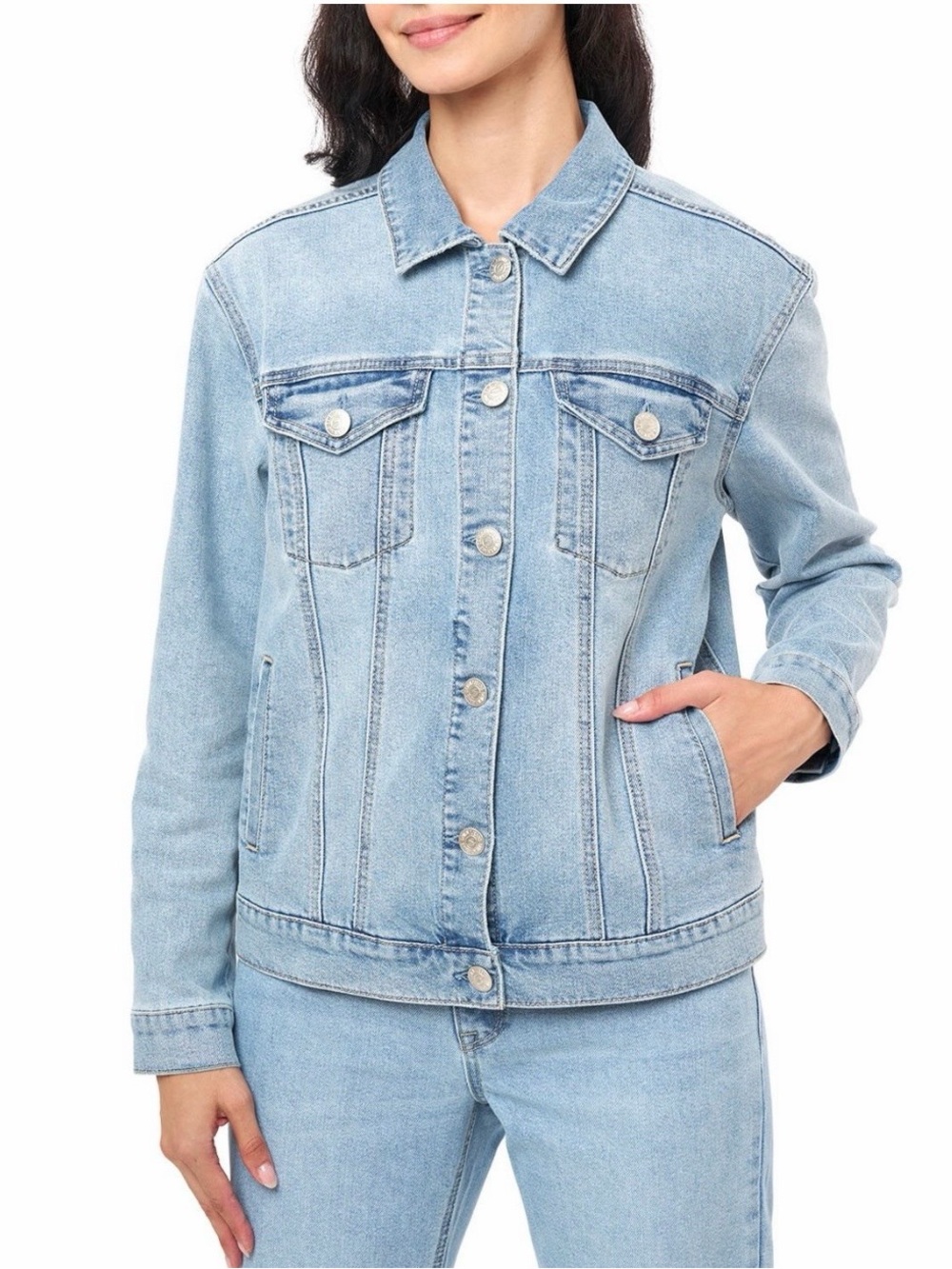 Seven7 Light Blue Denim Jean Jacket